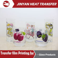 2015 newest printing design heat transfer film for glass